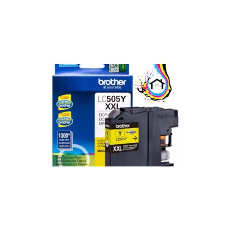 CARTUCHO DE TINTA BROTHER LC505Y/ AMARILLO