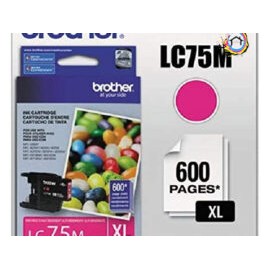 CARTUCHO DE TINTA BROTHER LC75M XL MAGENTA