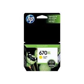 CARTUCHO HP 670XL AMARILLO CZ120AL