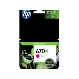 CARTUCHO HP 670XL MAGENTA CZ119AL