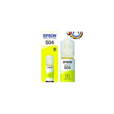 TINTA EPSON T504 AMARILLA