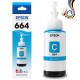TINTA EPSON T664 CYAN ORIGINAL