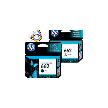 TINTA HP 662 DOUBLE PACK (NEGRO/COLOR)
