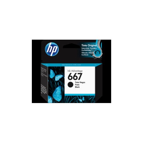 TINTA HP 667 NEGRO