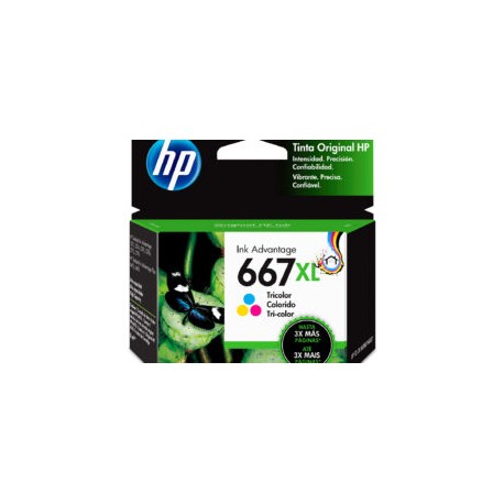 Tinta hp 667xl color