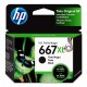 Tinta hp 667xl negro