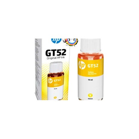 TINTA HP GT52 AMARILLO