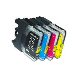 Cartucho compatible Brother LC61BK Negro