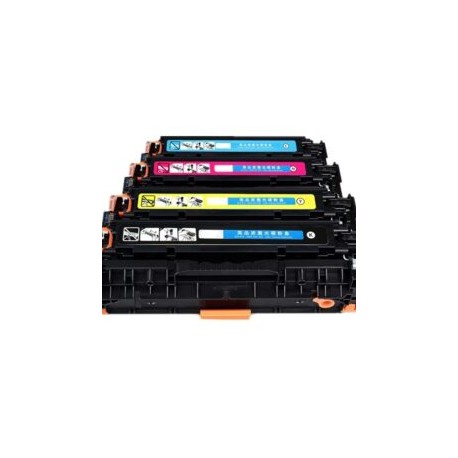Toner compatible HP CB542A/CE322A/CF212A Amarillo 125A/128A/131A