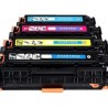 Toner compatible HP CB542A/CE322A/CF212A Amarillo 125A/128A/131A