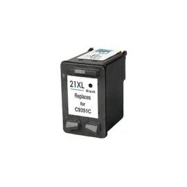 Cartucho compatible hp 21XL negro