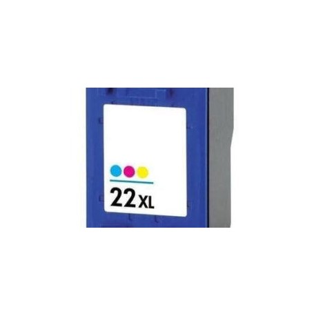 Cartucho compatible hp 22XL Color