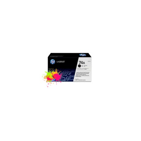 Toner HP Original 74A Negro